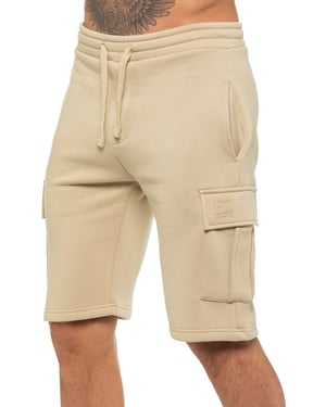 Enzo | Heren Cargo Korte Broek - Steen